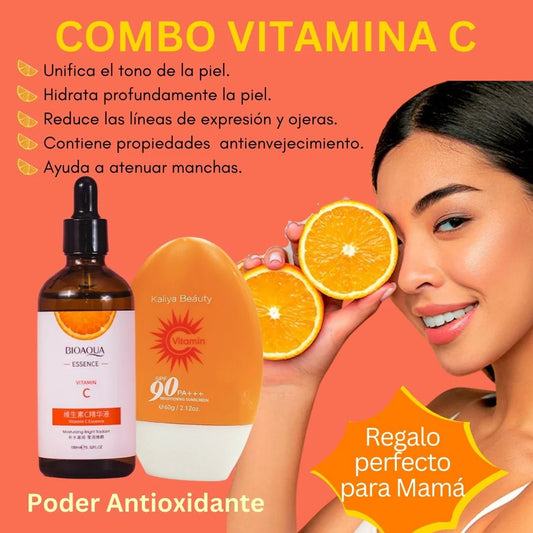 LUMINANCE COMBO "Serum + Protector Solar Con Vitamina C"